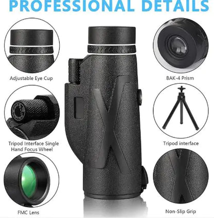 12x Smartphone Telescope Zoom Lens – Portable Phone Camera Attachment for Photography & Outdoor Adventures