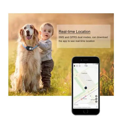 Smart GPS Pet Collar – Real-Time Tracker with Safety Alarms for Dogs & Cats